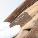 GUCCI GG Supreme Shoulder Bag PVC Beige Gold Auth BA9940-12