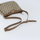 GUCCI GG Supreme Shoulder Bag PVC Beige Gold Auth BA9940-7
