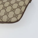 GUCCI GG Supreme Web Sherry Line Bag PVC Beige Gold 904 02 047 Auth BA9941-14