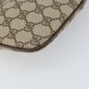 GUCCI GG Supreme Web Sherry Line Bag PVC Beige Gold 904 02 047 Auth BA9941-17