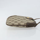 GUCCI GG Supreme Web Sherry Line Bag PVC Beige Gold 904 02 047 Auth BA9941-3