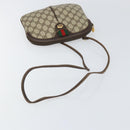 GUCCI GG Supreme Web Sherry Line Bag PVC Beige Gold 904 02 047 Auth BA9941-7