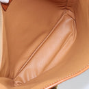 CELINE Macadam Canvas Tragetasche PVC Leder Braun Gold Auth BA9942-10