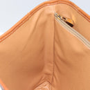 CELINE Macadam Canvas Tote Bag PVC Leather Brown Gold Auth BA9942-20