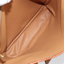 CELINE Macadam Canvas Tragetasche PVC Leder Braun Gold Auth BA9942-24
