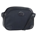 Burberrys Shoulder Bag Leather Navy Gold Auth BA9943-1