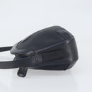 Burberrys Shoulder Bag Leather Navy Gold Auth BA9943-4