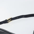 Burberrys Shoulder Bag Leather Navy Gold Auth BA9943-8