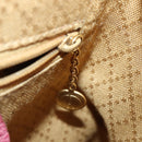 GUCCI Bamboo Backpack Suede Pink Gold 003 2034 0030 Auth BA9946-24