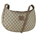 GUCCI GG Supreme Shoulder Bag PVC Beige Gold 001 256 0719 Auth BA9947-1