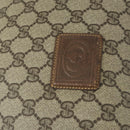 GUCCI GG Supreme Shoulder Bag PVC Beige Gold 001 256 0719 Auth BA9947-17
