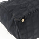 CHANEL New Travel Line Tote Bag Nylon Black Gold CC Auth BA9950-16