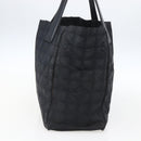 CHANEL New Travel Line Tote Bag Nylon Black Gold CC Auth BA9950-4