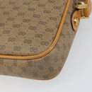GUCCI Micro GG Supreme Shoulder Bag PVC Beige Gold 007 113 1943 Auth BA9951-12
