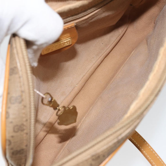 GUCCI Micro GG Supreme Shoulder Bag PVC Beige Gold 007 113 1943 Auth BA9951