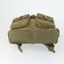 GUCCI Bamboo Backpack Suede Khaki Gold 003 58 0016 Auth BA9952-11