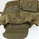 GUCCI Bamboo Backpack Suede Khaki Gold 003 58 0016 Auth BA9952-18