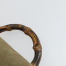 GUCCI Bamboo Backpack Suede Khaki Gold 003 58 0016 Auth BA9952-8