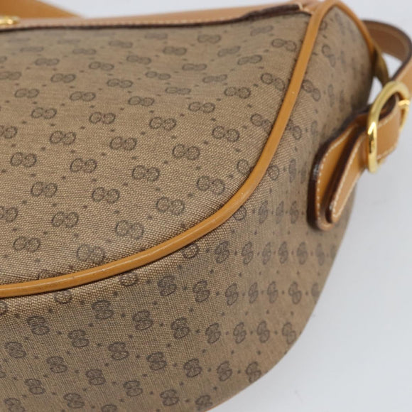 GUCCI Micro GG Supreme Web Sherry Line Bag PVC Beige 001 084 4001 Auth BA9954