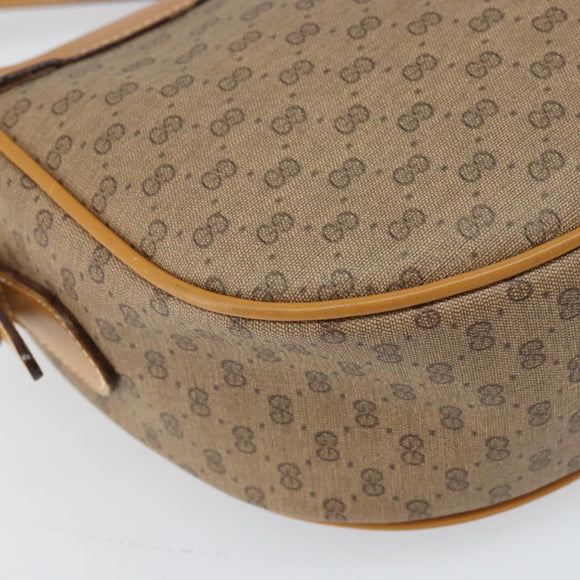 GUCCI Micro GG Supreme Web Sherry Line Bag PVC Beige 001 084 4001 Auth BA9954