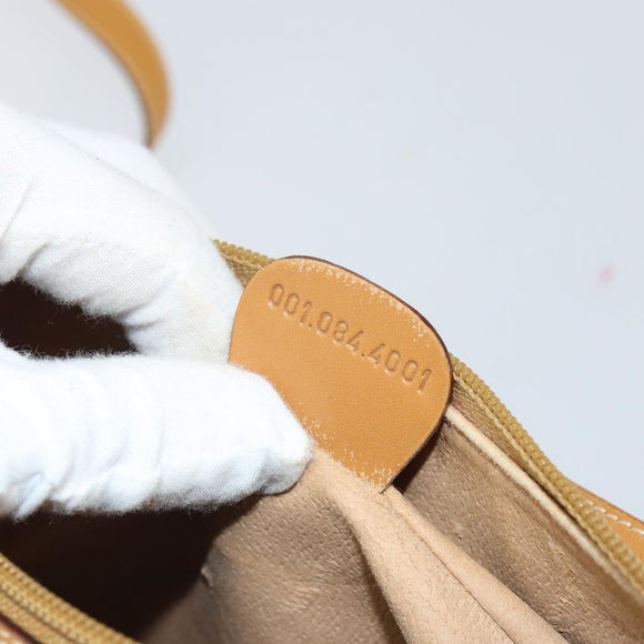 GUCCI Micro GG Supreme Web Sherry Line Bag PVC Beige 001 084 4001 Auth BA9954