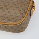 GUCCI Micro GG Supreme Shoulder Bag PVC Beige Gold 007 904 0095 Auth BA9955-9
