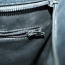 BALLY Chain Shoulder Bag Leather Black Gold Auth BA9958-20