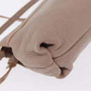 Chloe Hand Bag Leather 2way Beige Gold Auth BA9959-14