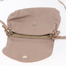 Chloe Hand Bag Leather 2way Beige Gold Auth BA9959-17