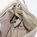 Chloe Hand Bag Leather 2way Beige Gold Auth BA9959-20