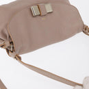 Chloe Hand Bag Leather 2way Beige Gold Auth BA9959-6
