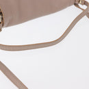 Chloe Hand Bag Leather 2way Beige Gold Auth BA9959-7