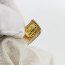 CHANEL Tote Bag Canvas Beige Silver CC Auth BA9964-21