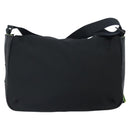 CHANEL Sports Line Shoulder Bag Nylon Black CC Auth BA9965-2