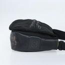 CHANEL Sports Line Shoulder Bag Nylon Black CC Auth BA9965-3