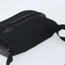 CHANEL Sports Line Shoulder Bag Nylon Black CC Auth BA9965-6