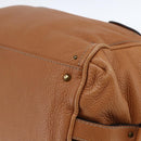 Chloe Paddington Hand Bag Leather Brown Gold Silver Auth BA9967V-15
