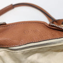 Chloe Paddington Hand Bag Leather Brown Gold Silver Auth BA9967V-20