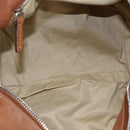 Chloe Paddington Hand Bag Leather Brown Gold Silver Auth BA9967V-11
