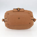Chloe Paddington Hand Bag Leather Brown Gold Silver Auth BA9967V-5