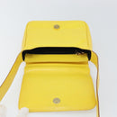 Salvatore Ferragamo Shoulder Bag Leather Yellow Gold Auth BA9970-10