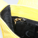 Salvatore Ferragamo Shoulder Bag Leather Yellow Gold Auth BA9970-20