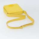 Salvatore Ferragamo Shoulder Bag Leather Yellow Gold Auth BA9970-7