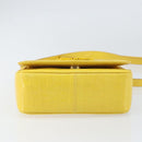 Salvatore Ferragamo Shoulder Bag Leather Yellow Gold Auth BA9970-5
