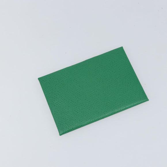 MCM Shoulder Bag Leather Green Gold Auth BA9971