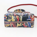 Salvatore Ferragamo Gancini Bag Leather 2way Multicolor Gold Auth BA9972V-5