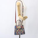 Salvatore Ferragamo Gancini Bag Leather 2way Multicolor Gold Auth BA9972V-25