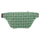 GUCCI Children's Sherry Line Waist bag Canvas Green Silver 502095 Auth BA9977V-3