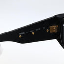 CHANEL Camelia Sunglasses plastic Black CC Auth BA9982-10