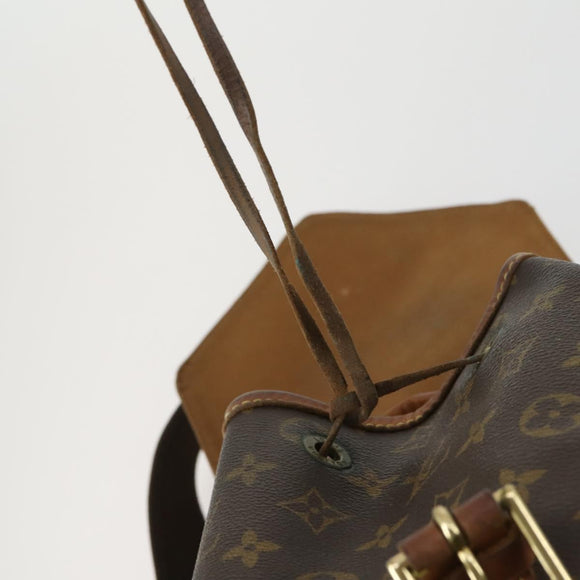 LOUIS VUITTON Monogram Montsouris GM Backpack M51135 LV Auth BA9987